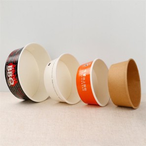 קערת סלט נייר קראפט חד פעמית