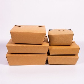 קופסת אוכל מנייר חד פעמי